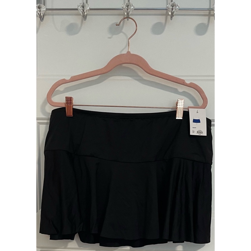 Kohl’s  Black Swim Skirt NWT Size 2X - Picture 2 of 9